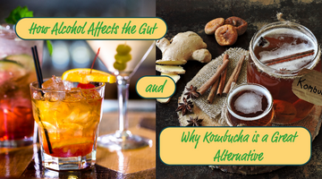 How Alcohol Affects the Gut and Why Kombucha is a Great Alternative