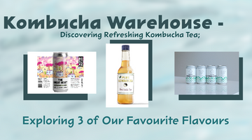 Kombucha Warehouse - Discovering Refreshing Kombucha Tea; Exploring 3 of Our Favourite Flavours