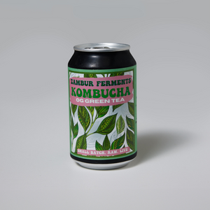 Zambur Kombucha - OG green tea (330ml can)