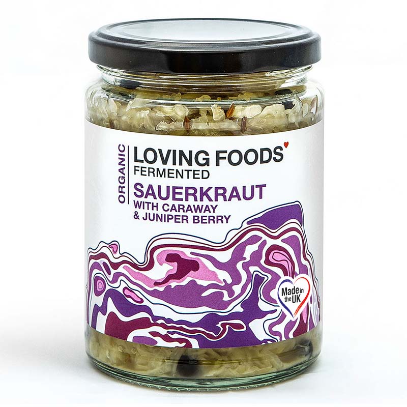 Loving Foods - Organic Sauerkraut - Caraway & Juniper Berry