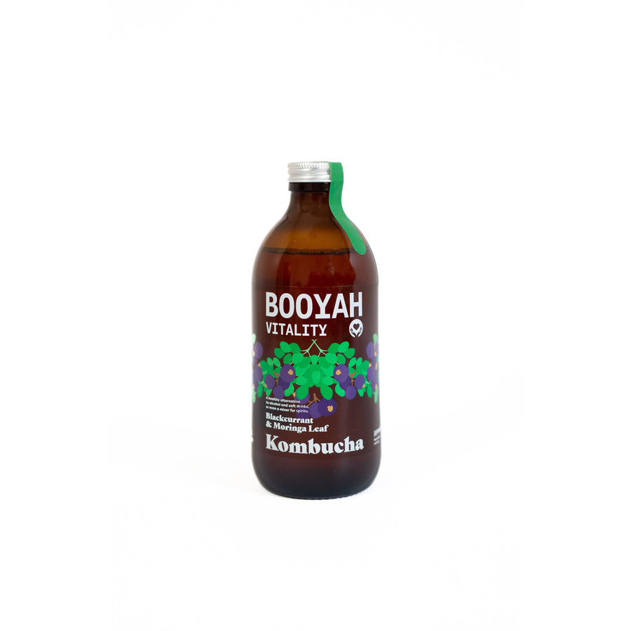 Booyah Vitality Blackcurrant & Moringa Leaf (330ml)