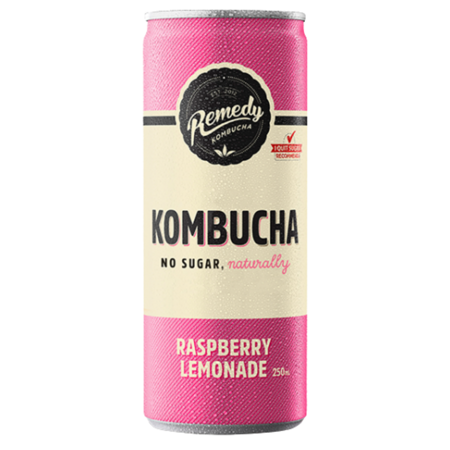 Remedy Raspberry Lemonade Can (250ml)