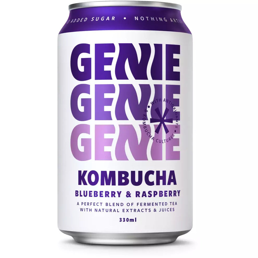 Genie Kombucha - Blueberry & Raspberry